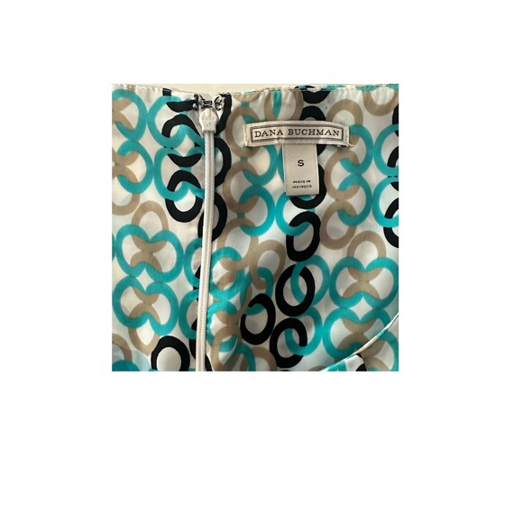 Dana Buckman Ladies Top Summer Dress/Casual Geometric Pattern Size Small - Picture 2 of 3